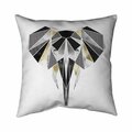 Fondo 20 x 20 in. Geometric Elephant-Double Sided Print Indoor Pillow FO2774559